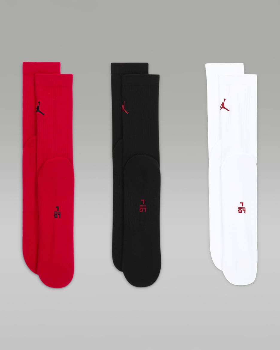 Jordan Everyday Crew Socks 3 pairs
